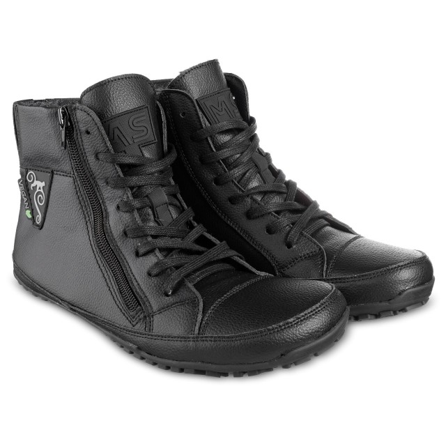 Vegane Barfuß-Winterstiefel für Damen - Alaskan Vegan - Black