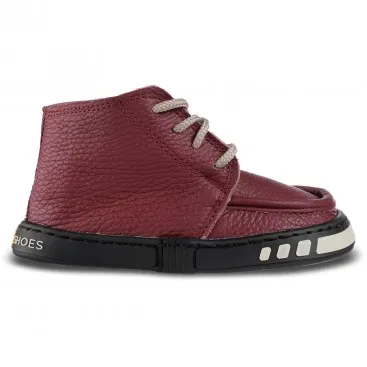 Barefoot children's winter boots - TAKIN BURGUNDY