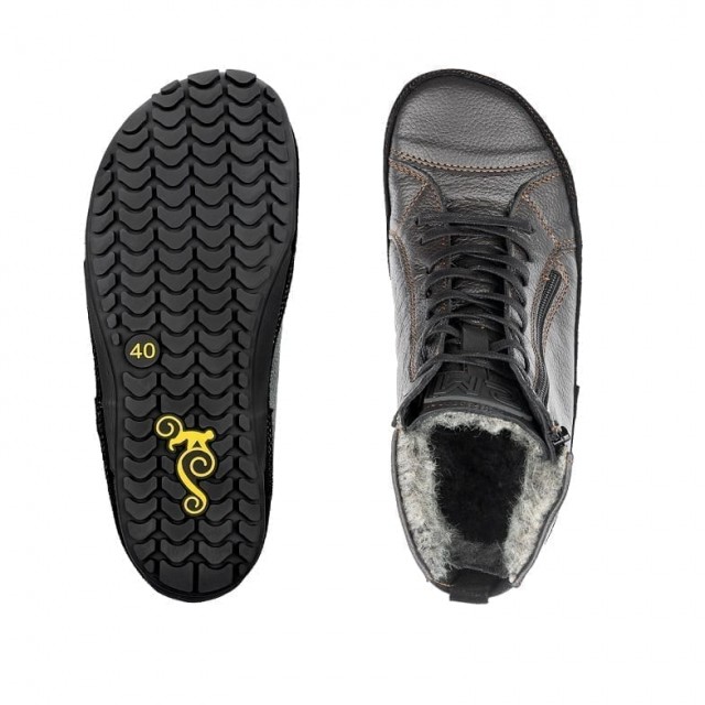 Damen Winter Barfußschuhe - Alaskan X Winter Brown