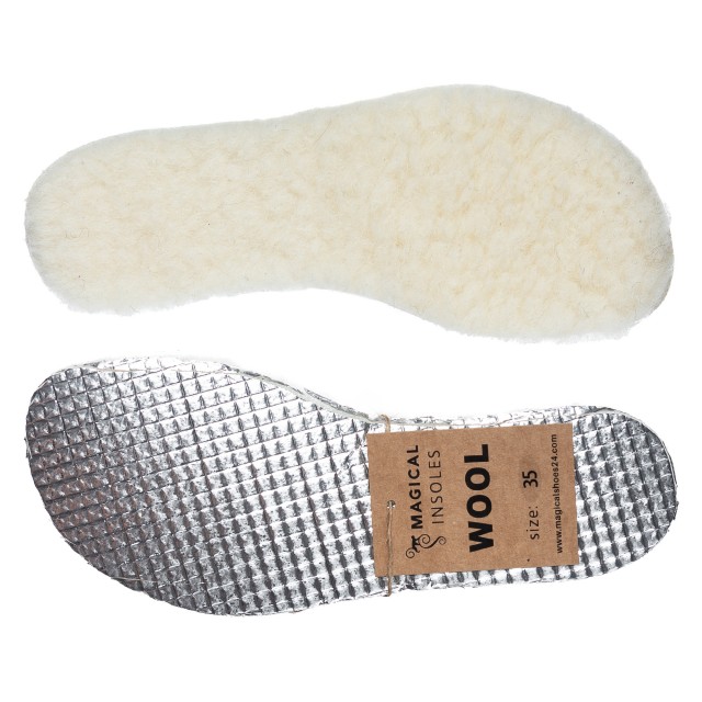 Wärmende Schuheinlagen mit Schafwolle - Für Erwachsene