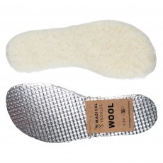 Wärmende Schuheinlagen mit Schafwolle - Für Erwachsene