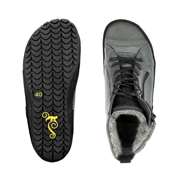 Herren Winter Barfußschuhe - ALASKAN X Winter Gray