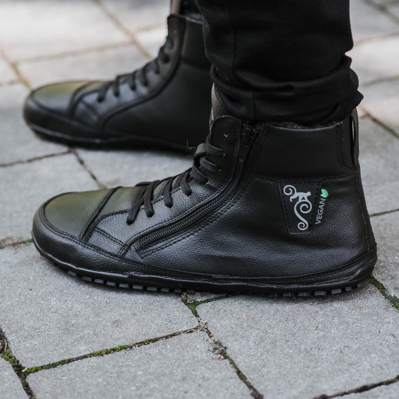 Vegane Barfuß-Winterstiefel für Damen - Alaskan Vegan - Black