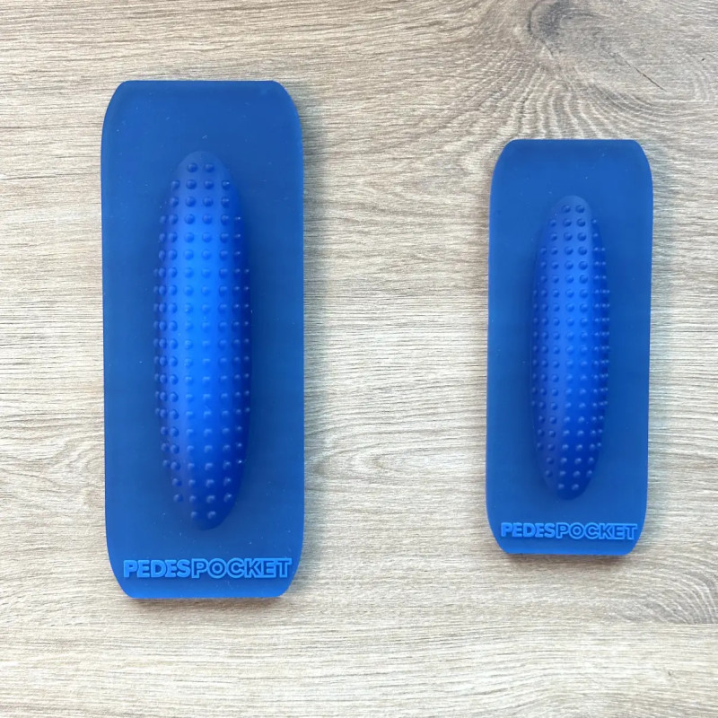 Groß Fußmassagegerät aus Gummi - Pedes Pocket XL