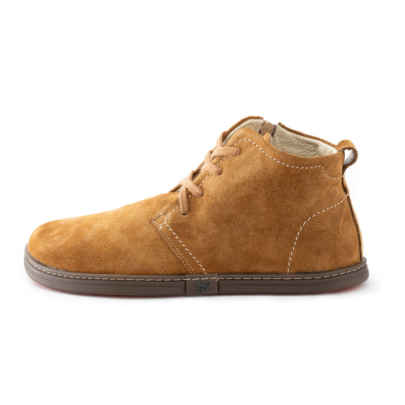 Damen Barfuß-Chukka Boots – SOHO - COGNAC SUEDE