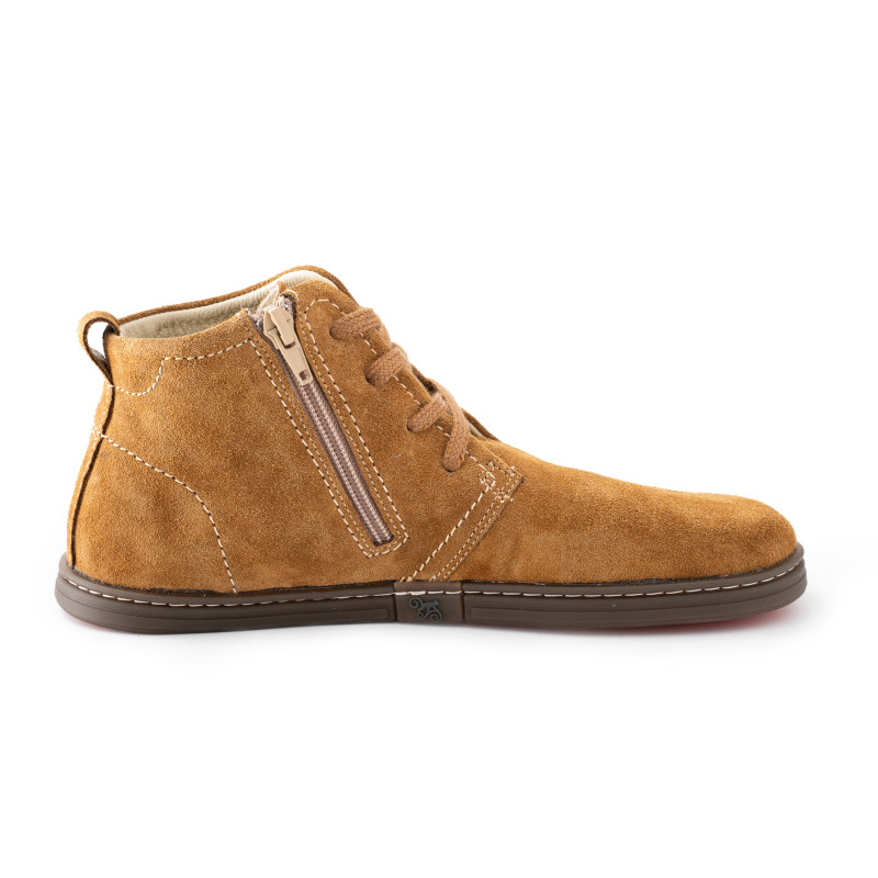 Damen Barfuß-Chukka Boots – SOHO - COGNAC SUEDE
