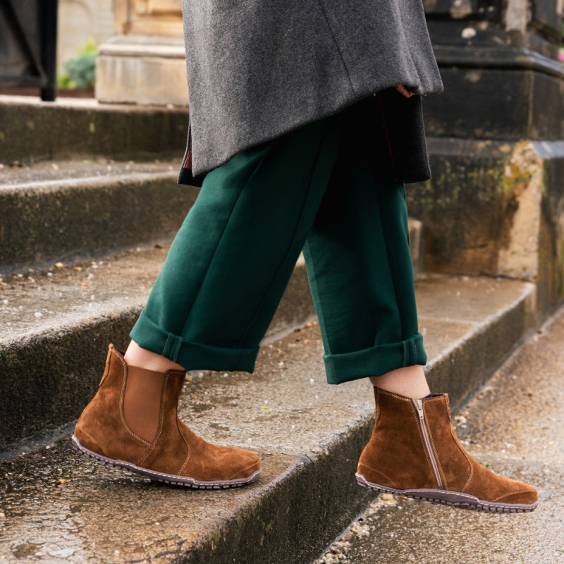 Barfußstiefel für Damen - Lupino Cognac