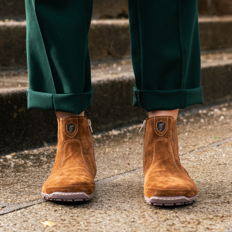 Barfußstiefel für Damen - Lupino Cognac