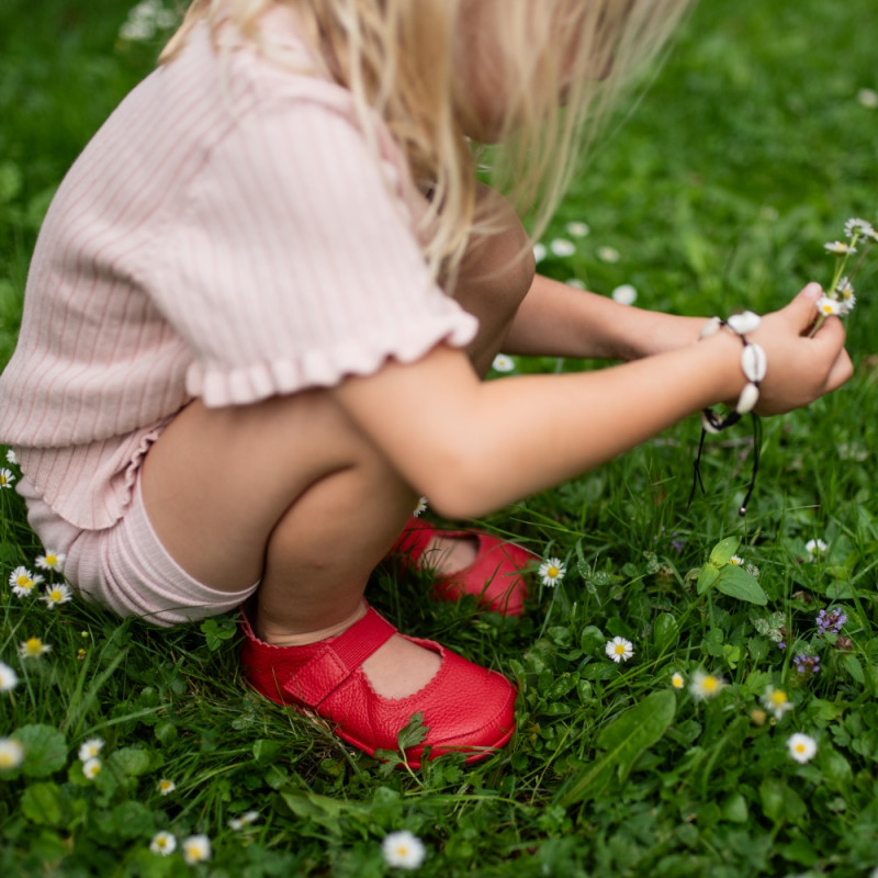 Barfußschuhe für Mädchen - GLORIA RED