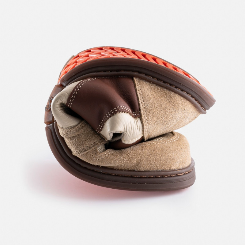 Damen-Barfuß-Sneaker - FUNK - MOCHA