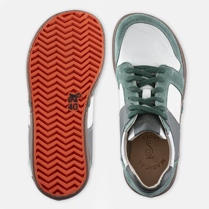 Herren-Barfuß-Sneaker – FUNK – MATCHA