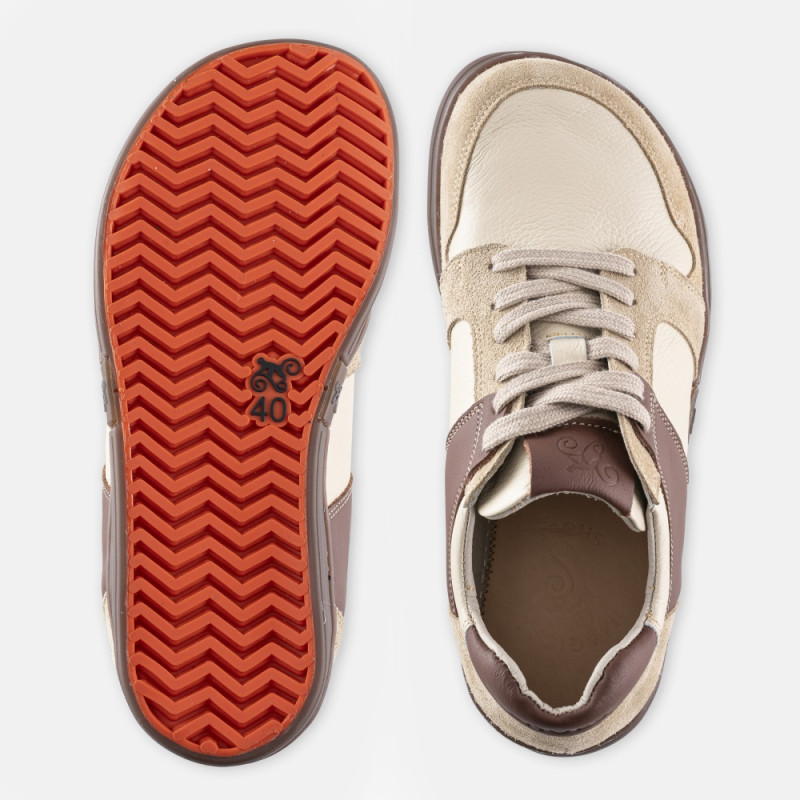 Herren-Barfuß-Sneaker – FUNK – MOCHA