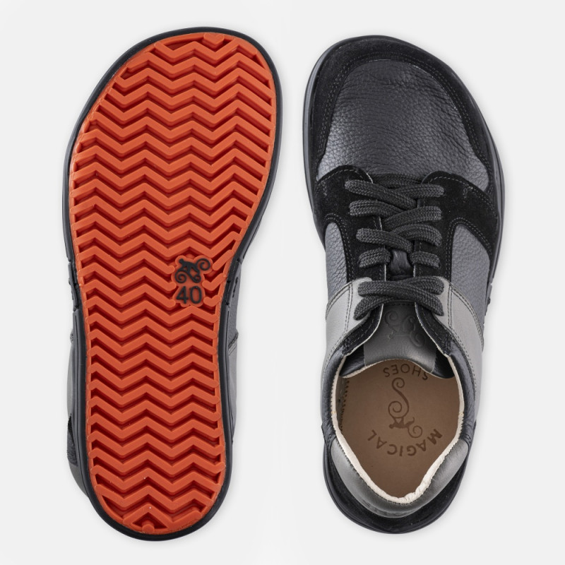 Herren-Barfuß-Sneaker – FUNK – BLACK