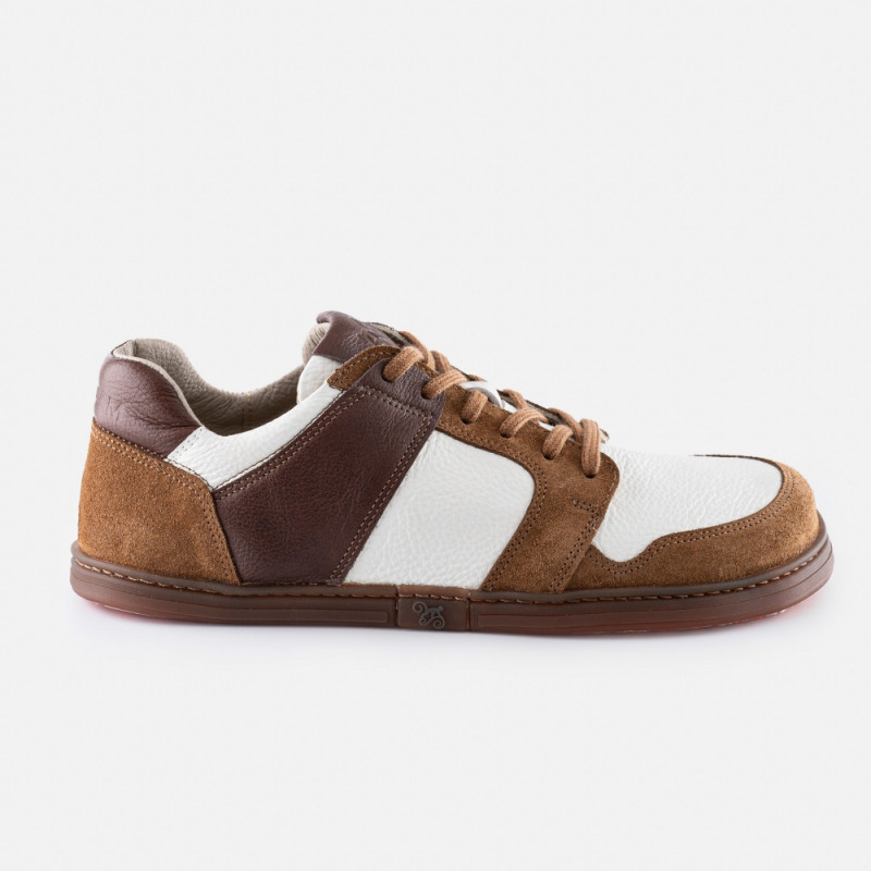 Herren-Barfuß-Sneaker – FUNK – COGNAC