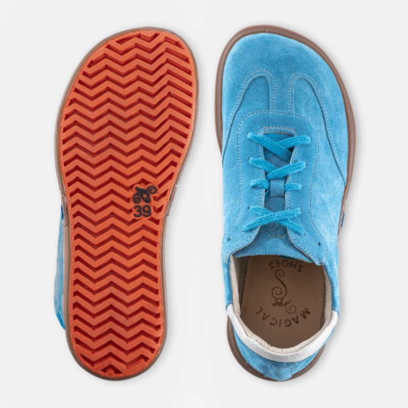 Damen Barfuß-Sneaker – blau – Ultra-Komfort & natürliche Bewegung