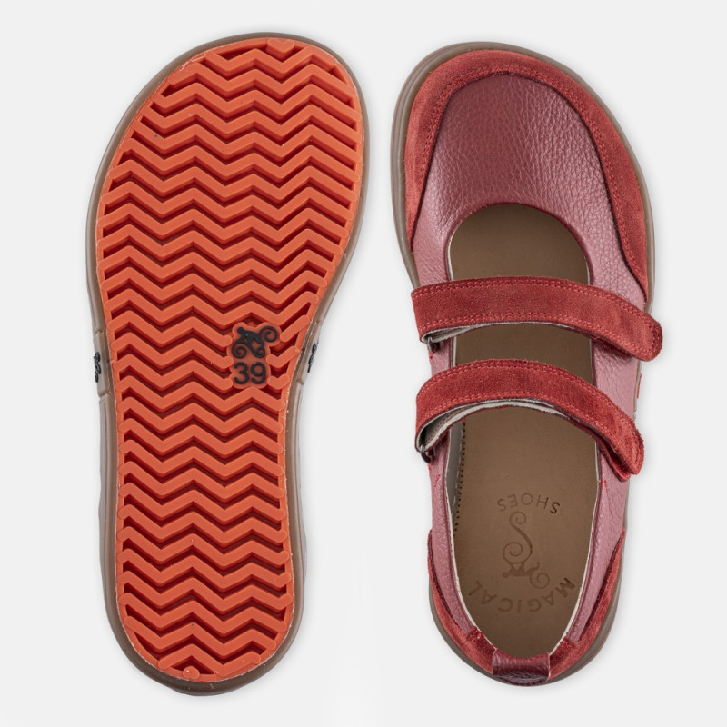 Damen Sport-Ballerinas mit Barfußgefühl – NINA – RED