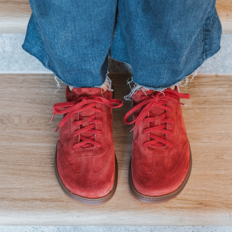 Herren Barfuß-Sneaker – NOVA – MERLOT