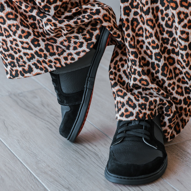 Damen-Barfuß-Sneaker - FUNK - BLACK