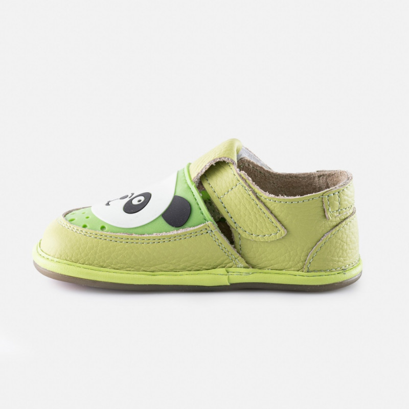Barfußschuhe Kindergarten mit Panda – GAGA – PANDA LIME | Magical Shoes