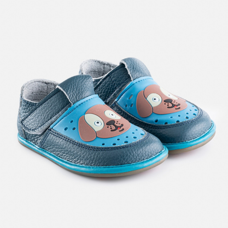 Barefoot children's shoes - GAGA - PUPPY BLUE