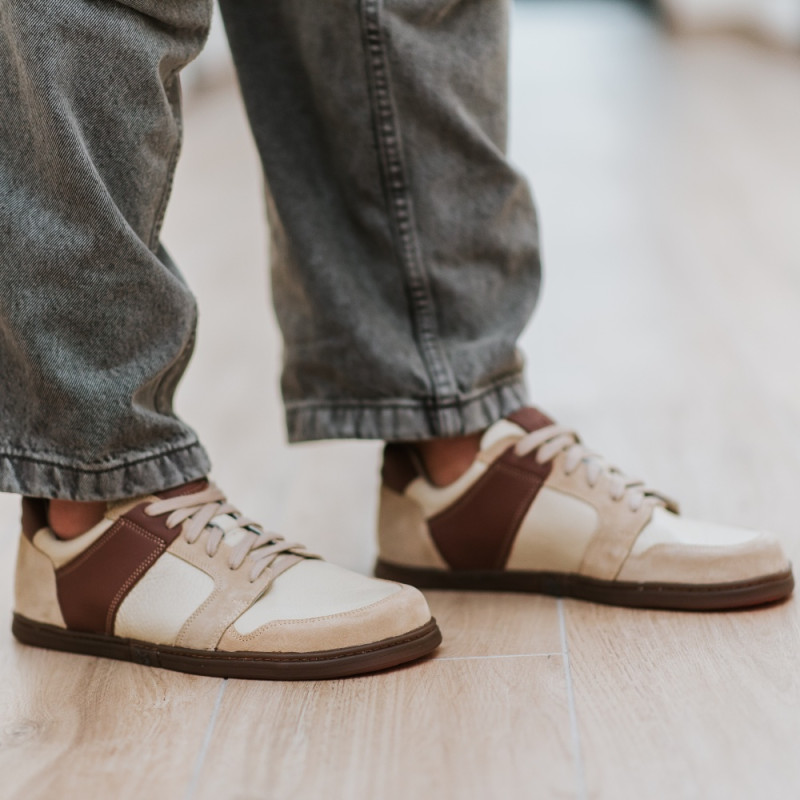 Damen-Barfuß-Sneaker - FUNK - MOCHA