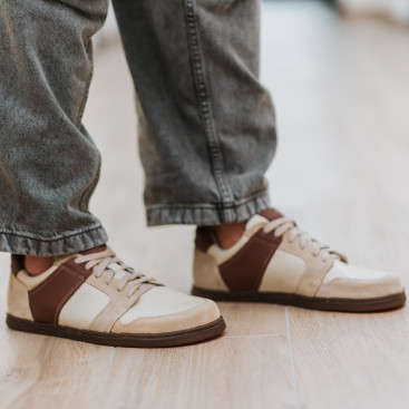 Damen-Barfuß-Sneaker - FUNK - MOCHA