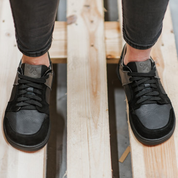 Damen-Barfuß-Sneaker - FUNK - BLACK