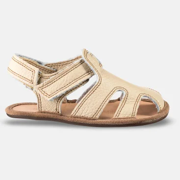 Barefoot kid's sandals - JANU 2.0 CREAM