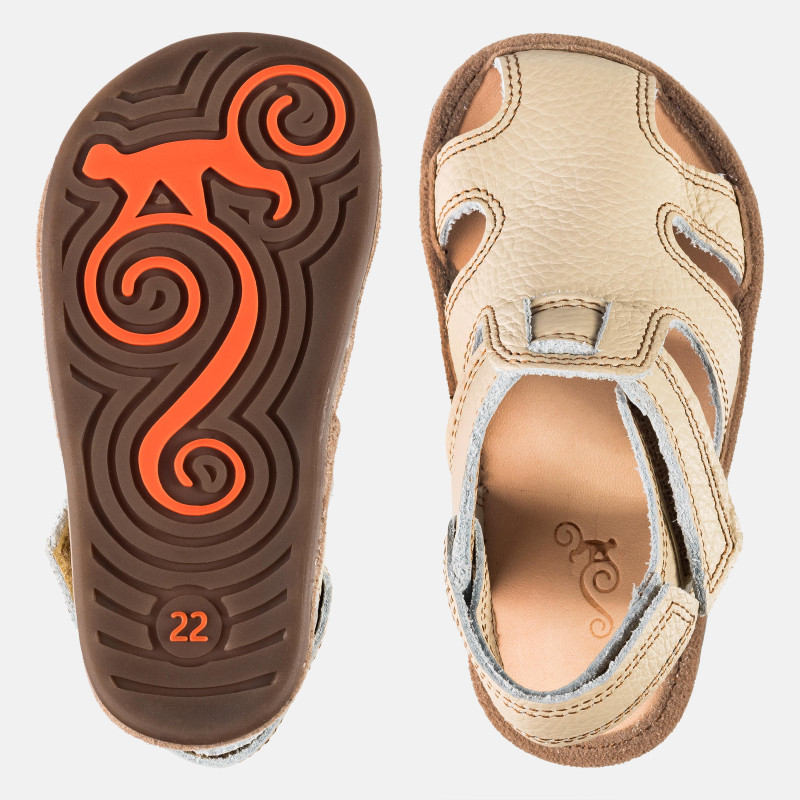 Barfußsandalen für Kinder - JANU 2.0 CREAM