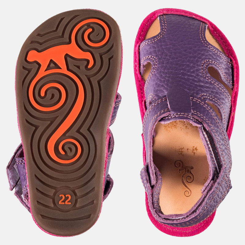 Barfußsandalen für Kinder - JANU 2.0 PURPLE