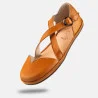 Sandalias barefoot color caramelo – cuero, puntera ancha | Magical Shoes - MONA
