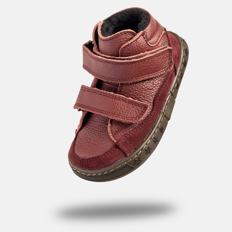 Barfußschuhe für Kinder für Herbst und Winter - OLAF BURGUNDY