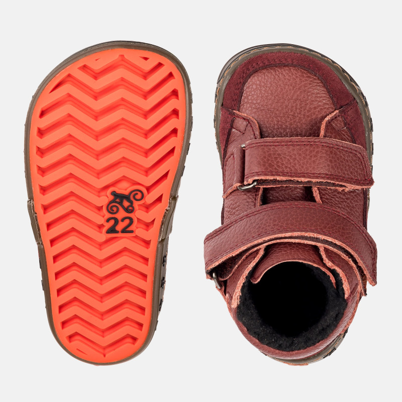 Barfußschuhe für Kinder für Herbst und Winter - OLAF BURGUNDY