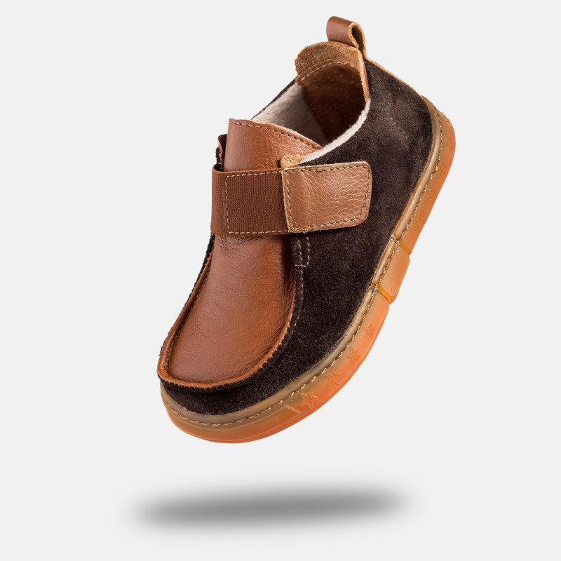 Kinder-Barfußschuhe für den Herbst - ZUBA BROWN