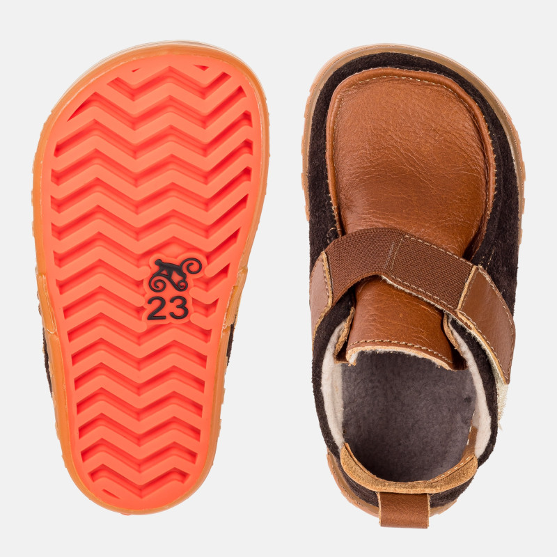 Kinder-Barfußschuhe für den Herbst - ZUBA BROWN