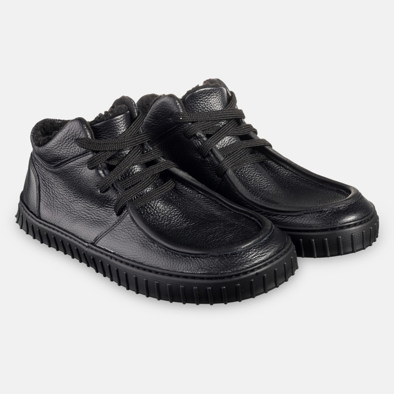 Botas barefoot de invierno para mujer - MONET BLACK