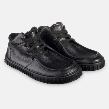 Botas barefoot de invierno para mujer - MONET BLACK