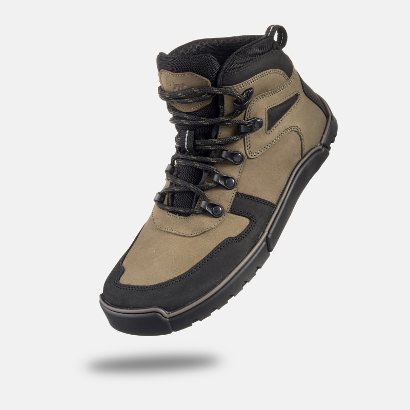 Damen barfuß wanderschuhe - SIERRA KHAKI