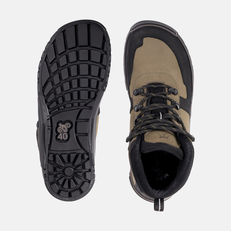 Damen barfuß wanderschuhe - SIERRA KHAKI