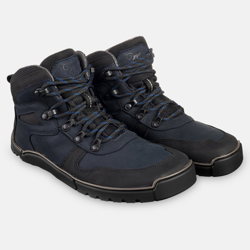 Men’s barefoot hiking boots - SIERRA NAVY