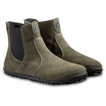 Botines chelsea barefoot para hombre - Lupino Green