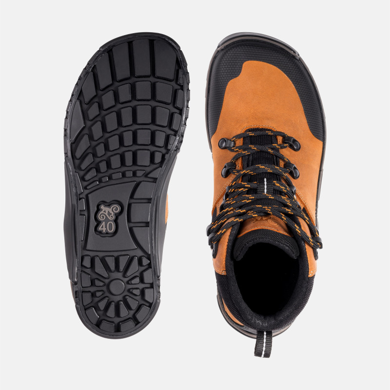 Herren barfuß wanderschuhe - LOGAN ORANGE