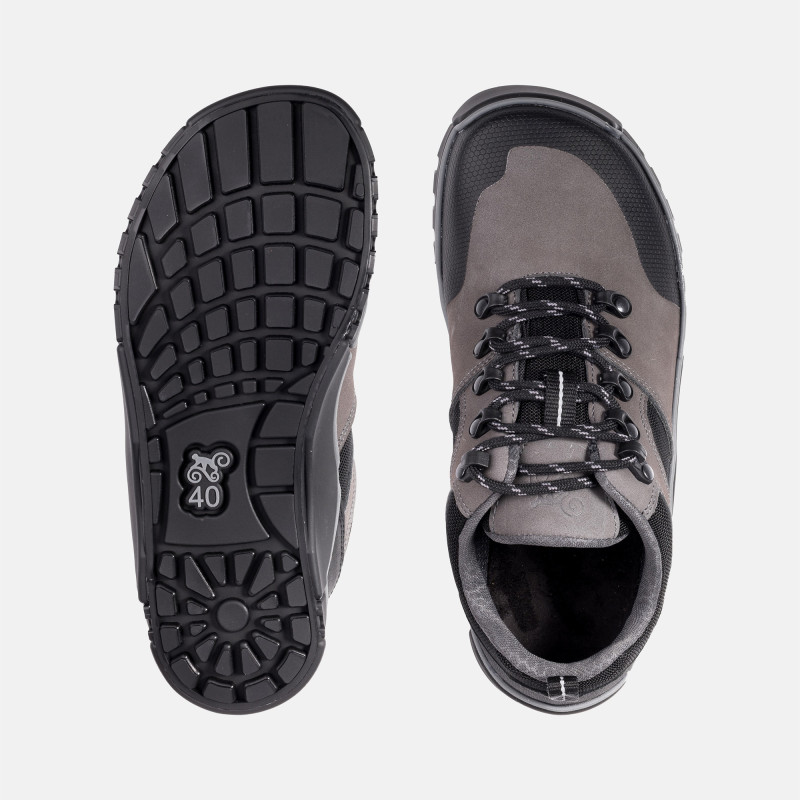 Damen barfußschuhe zum Wandern - TUNDRA GRAY