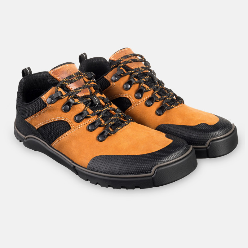 Women's barefoot hiking low-cut shoes - TUNDRA ORANGE
