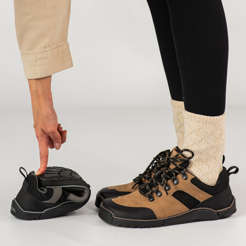 Damen barfußschuhe zum Wandern - TUNDRA SAND