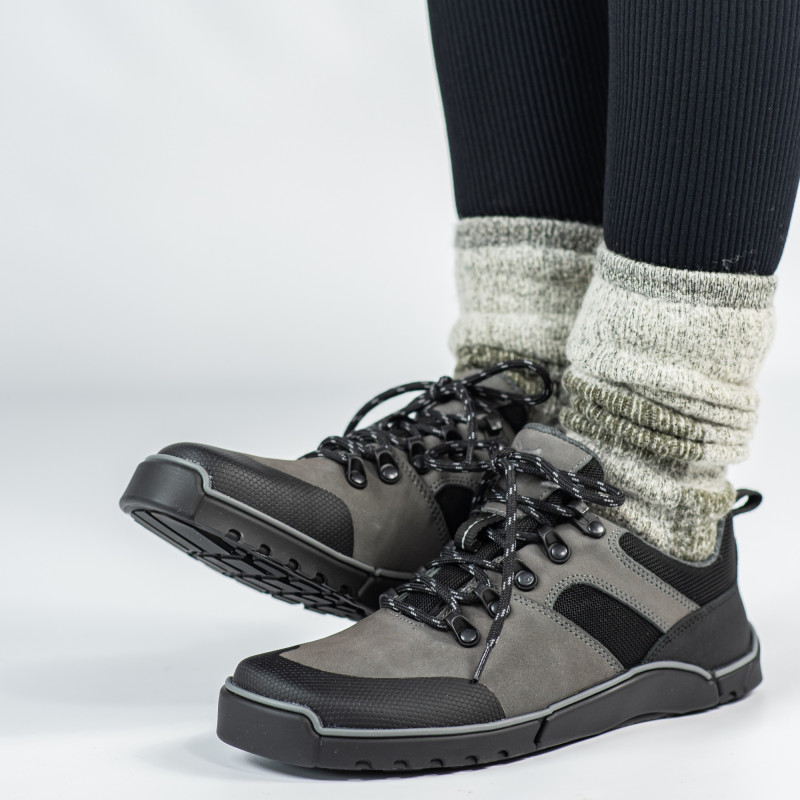 Damen barfußschuhe zum Wandern - TUNDRA GRAY