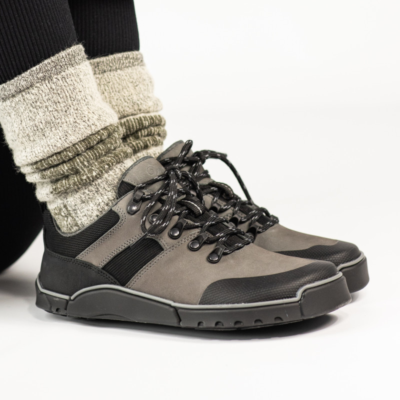 Damen barfußschuhe zum Wandern - TUNDRA GRAY