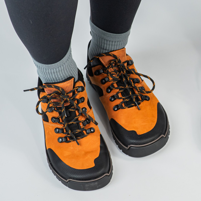 Herren barfußschuhe zum Wandern - TUNDRA ORANGE