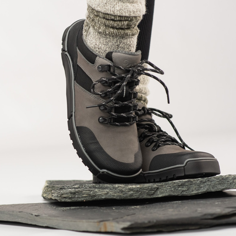Herren barfußschuhe zum Wandern - TUNDRA GRAY