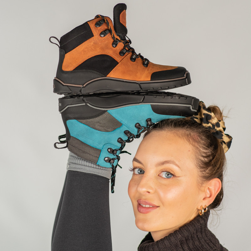 Damen barfuß wanderschuhe - LOGAN ORANGE